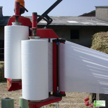 Sac à herbe agricole PE film d&#39;enveloppement de foin ensilage